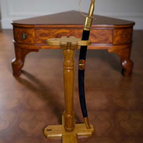 Bespoke solid oak sword stand Bespoke solid oak sword stand