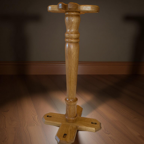 Bespoke solid oak sword stand 4 Bespoke solid oak sword stand 4