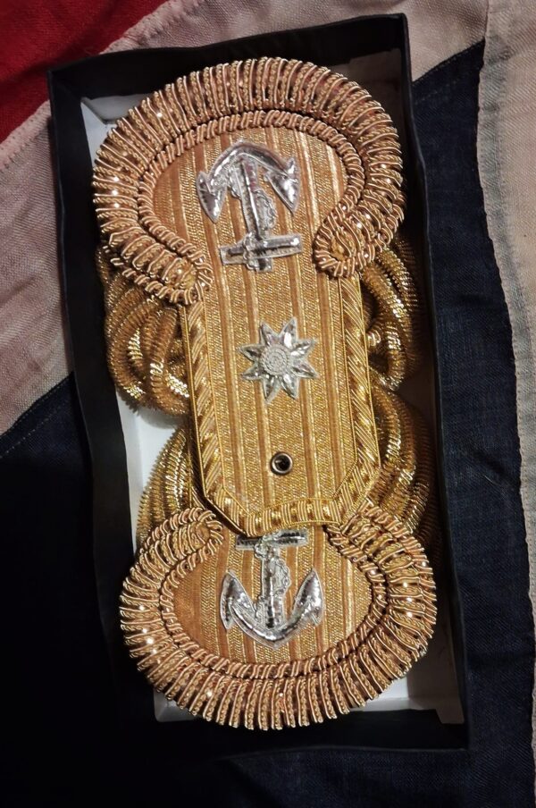 Rear Admiral Epaulette 1795 1812 Pair