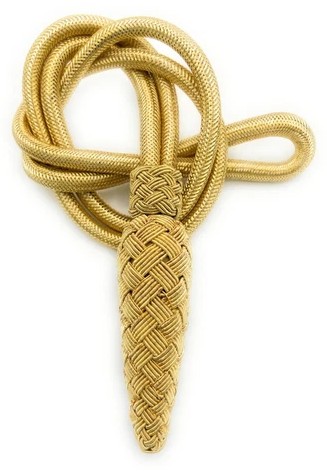 Gold Cord & Acorn Dress Sword Knot