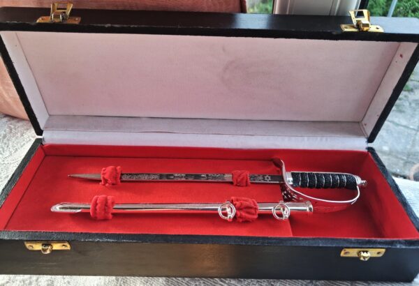 Miniature Infantry Officers Sword in Presentation Case