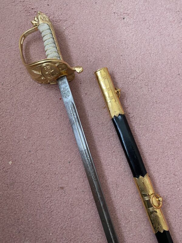 Fully Refurbished Wilkinson Royal Navy Officers Sword & Scabbard (Copy)